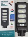 Farola Solar Integrada 3 Cabezales 200W