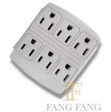 [CT-144] ADAPTADOR 6 SALIDADS15A/125V
